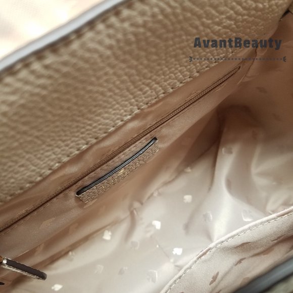 Kate Spade Medium Flap Backpack Warm Beige White main image 9